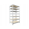 Regál do skladu Biedrax 60 x 75 x 210 cm, pozink, 7 políc OSB 10 mm, nosnosť 200 kg na policu
