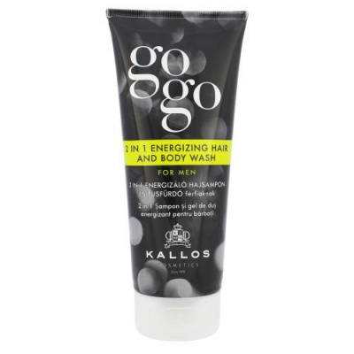 Kallos Cosmetics Gogo 2 in 1 Energizing Hair And Body Wash posilňujúci sprchovací gél 2v1 200 ml pre mužov