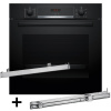 Trouba BOSCH HBA514BB3 + Teleskopické kolejnice 1 úroveň BOSCH HEZ538000