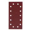 MAKITA P-33037 Brúsny papier K-100 / 115x280mm (14 otvorov, na kov, drevo ) (v balení: 10ks) - MAKITA P-33037