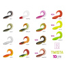 Umělá nástraha Delphin TWISTA UVs / 5ks 10cm/MudGOLD