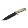 Magnum 02SC012 Desert Warrior 2.0 taktický nôž 16,8 cm, čierna, hnedá, Micarta, nylonové puzdro
