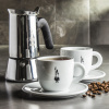 BIALETTI Venus pre 6 šálky espresso (6 tz) - kávovar z nehrdzavejúcej ocele tlakový s filižankami