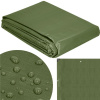 Hrubá krycia plachta - 5x8m - 120g/m2 - zelená