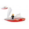 Boazz loď/čln hasiči s figúrkou plast 38cm 24m+