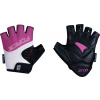 rukavice FORCE RAB 2 KID, černo-růžovo-bílé Velikost: S