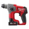 Aku kladivo SDS-plus, M12 CH-202C ; MILWAUKEE; 4933441997, Variant 2 x 2,0 Ah REDLITHIUM-ION™ akumulátor, 40 min. nabíjačka, kufor