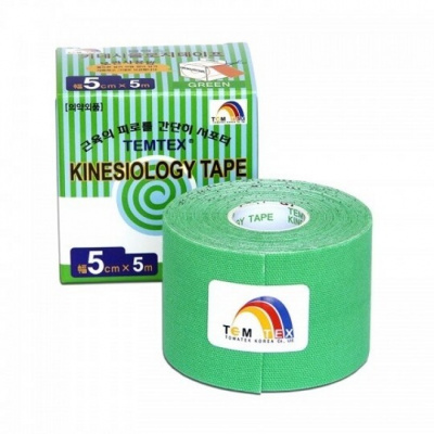 TEMTEX Kinesiology tape 5 cm x 5 m 1 kus - Temtex Classic Kinesiotape zelená 5cm x 5m