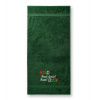 Uterák/osuška s výšivkou vzor Furt dačo!- možnosť doplniť vlastný nápis Farba: 16 zelená, Dodatočný nápis: vlastný nápis - doplniť do poznámky, Rozmer: Uterák 100x50cm