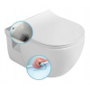 SAPHO BRILLA 53cm RIMLESS WC a bidet (2 v 1) závesné, 100612