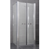 ARTTEC Nástenný sprchový kút COMFORT B 3 číre sklo 81 - 86 x 86,5 - 89 x 195 cm XCOM0013