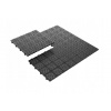 QBRICK SYSTEM Plastová garážová podlahová dlaždica ATENA 30,5 x 30,5 x 1,3 cm, čierna, balenie 11 ks