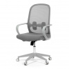 Nábytek PEGAS s.r.o. Kancelářská židle, houpací mechanismus, šedá látka, KA-S425 GREY