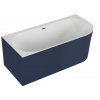 Polimat Sola 160x75 voľne stojaca akrylátová vaňa, modrá Dĺžka vane: 160 cm, Orientácia: ľavá, 00514