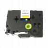 Bužírka - BROTHER HSe-621 - 9 mm žltá - čierna tlač - kompatibilná