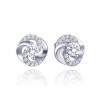 MINET JMAS0275SE00 - MINET Luxusní stříbrné náušnice s bílými zirkony