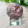 Nefertitis Achát čipkový gule 8 NF43201 - ø 4,5 cm, 130 g