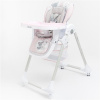 Jedálenská stolička Baby Mix Infant coral pink Farba: Ružová