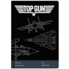 Poznámkový A5 blok Top Gun: Air Fighter 1986 (14,8 x 21 cm)