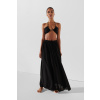 PLÁŽOVÉ OBLEČENIE KARL LAGERFELD KARL DNA LONG BEACH SKIRT BLACK