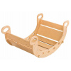 WOODANDHEARTS Montessori hojdačka, Large Natural Wood