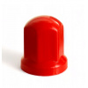 Krytky na skrutky kolies, čiapočky, ozdobné matice, vysoké 33 mm pre TIR, červené