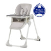 KINDERKRAFT Stolička jedálenská Yummy Grey 62x50x35 sivá