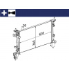 MAHLE Chladič, chlazení motoru BEHR CR 1130 000S