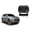 Oceľový kryt motora pre MITSUBISHI Pajero Sport, 2016-21 / motor: 2.4; 3.0