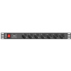 Lanberg PDU 1U 7x Schuko 2m 10A prodlžovačka