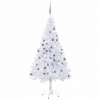 zahrada-XL Osvetlený umelý vianočný stromček+gule 180 cm, 620 vetvičiek 3077666