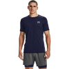 Tričko Under Armour Hg Armour Fitted SS Midnight Navy/ White XXXXL XXXXL