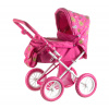 Kočík pre bábiky TEDDIES hlboký PINK