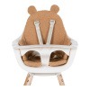 Childhome Sedacia podložka do stoličky Evolu Teddy Beige 58x65x2 hnedá