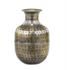 Chic Antique Mosadzná antik kovová váza Vase - Ø 10*16 cm - Chic Antique