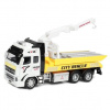 Teddies Odťahové auto, kov, plast, na spätné natiahnutie 20 cm TED00543019