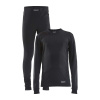 Detský funkčný set Craft Core Dry Baselayer J Black 146