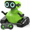 RC hračka robot na diaľkové ovládanie LED osvetlenie hracia zelená 12x13 cm