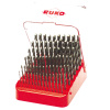 Súprava vrtákov do kovu HSS-G Co RUKO o 1-10 mm po 0,1 mm (91ks)