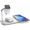 ZENS Aluminium Dual Wireless Charger + Watch 10W, biela ZEDC05W