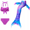 Detské plavky - Mermaid Tail Swimsuit Panela veľa (Plavky Syrena Tail Mermaid Mnoho farieb)