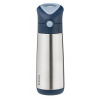 b.box Termoska na pitie so slamkou 500 ml - midnight