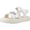 Geox Sandále J SANDAL KODETTE GIR Biela