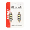 Led C5W 3SMD 12V 36mm 5600K (cena za sadu 2 ks)