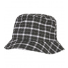 Flexfit Plátený klobúčik FX5003C Black-Grey Check one size