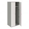 Hobis Šatníková policová skriňa Strong, 80x192x60 cm, biela/sivá