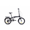SKLADACÍ BICYKEL CAPRIOLO FOLDING TRAVELLER ALLOY 6 SPEED BLACK