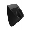 GSI COMMUNITY urinál so zakrytým prívodom vody, 31x54,5cm, čierna mat, 769526