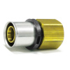 PipeTec Mosadzná lisovacia prechodka 26x3 / 3/4