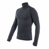 Pánske tričko dl.rukáv roll neck SENSOR MERINO BOLD anthracite gray XXL